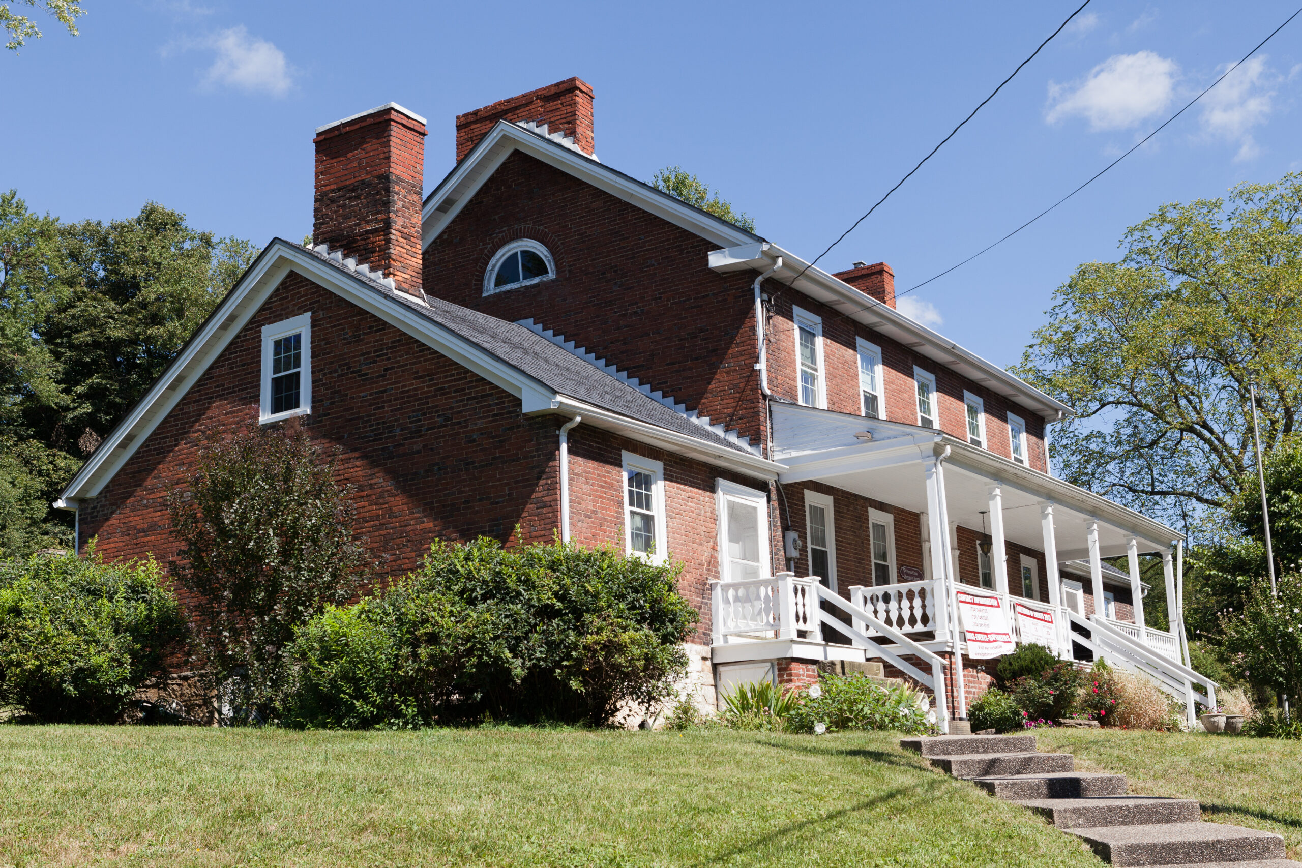 Historic brick home located in Venetia, PA in Washington County near Peters Township.
